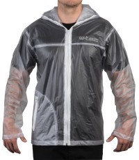 Motorcycle Raincoat W-TEC Lighty - Transparent