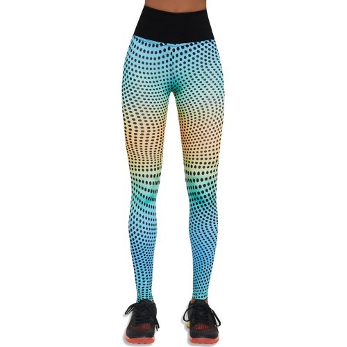 Женские спортивные легинсы Bas Black Wave 90 - Multi-Coloured