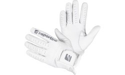 Men’s Leather Gloves inSPORTline Elmgreen - Creamy White