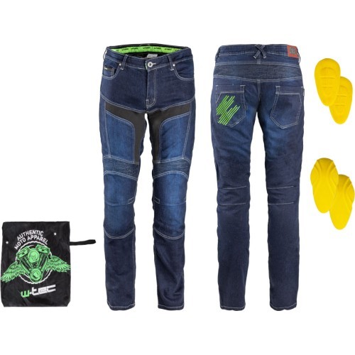 Men’s Motorcycle Jeans W-TEC Alfred CE - Blue