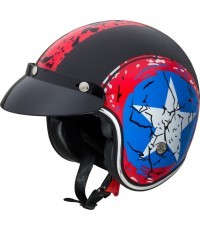 Motorcycle Helmet W-TEC Café Racer - Big Star