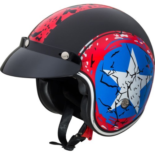 Motorcycle Helmet W-TEC Café Racer - Big Star