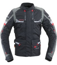 Motorcycle Jacket W-TEC Excellenta Evo Touring  - Thunderstorm Gray