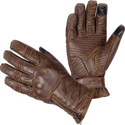 Motocikla cimdi W-TEC Inverner - Dark Brown