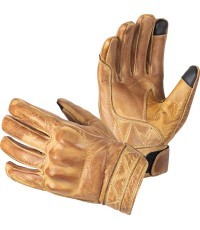 Leather Motorcycle Gloves B-STAR Chatanna - Vintage Brown