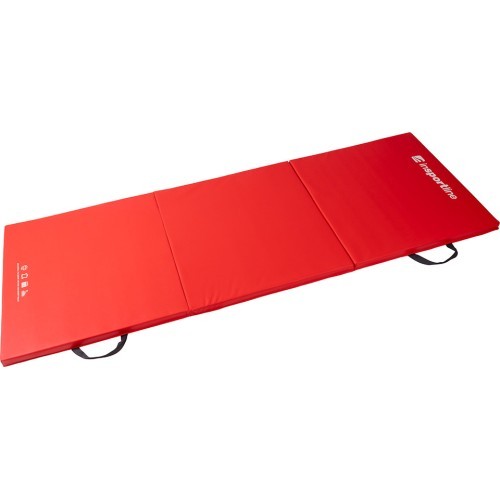 Salokāms vingrošanas paklājs inSPORTline Trifold 180 x 60 x 3 cm - Sarkans