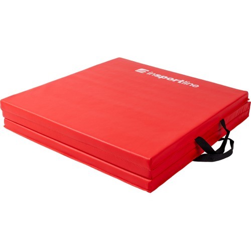 Складной гимнастический мат inSPORTline Trifold 180 x 60 x 3 см - Красный