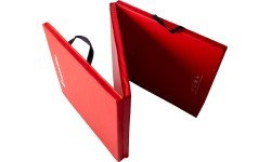 Folding Gymnastics Mat inSPORTline Trifold 180 x 60 x 3 cm - Red