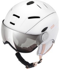 Ski helmet meteor holo - White