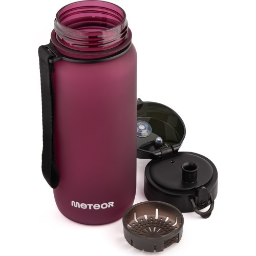 Sports water bottle meteor 650 ml -  Burgundy 