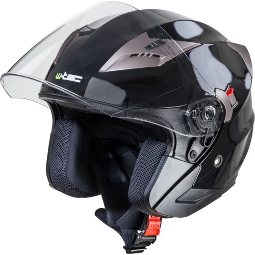 Motociklista ķivere W-TEC Putta - Melns/bronzas