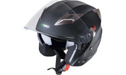 Motociklista ķivere W-TEC Putta - Matēti melna-bronzas