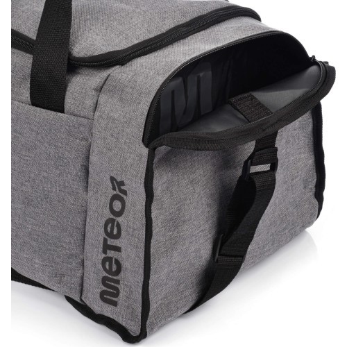 Sporta soma Meteor Odyn, 40 l - Melni pelēks