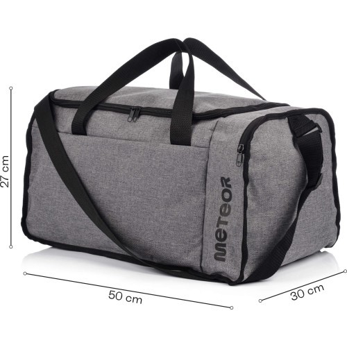 Sporta soma Meteor Odyn, 40 l - Melni pelēks