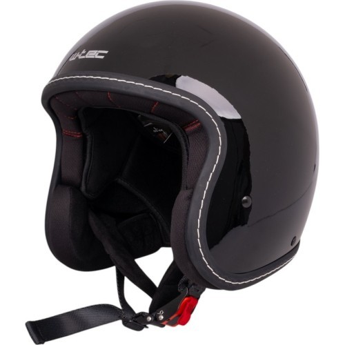 Motociklista ķivere W-TEC Badachos - Spīdīgi melns