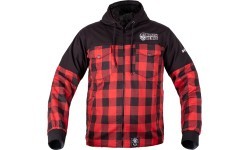 Softshell Jacket W-TEC Black Heart Rozzer - Black/Red