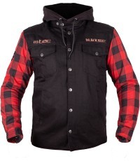 Motociklista jaka W-TEC Black Heart Radikaal - Melns/sarkans