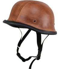 Retro motocikla ķivere ar atvērtu seju Sodager ADH-012 - Brūna