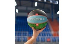 Basketbola bumba Meteor Dribble Nr. 7 - Zila / zaļa