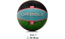 Баскетбольный мяч Meteor Dribble №7 - Синий / зелёный