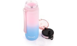 Sporta pudele Meteor 800 ml - Zils / rozā
