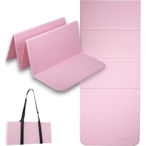 Foldable Exercise Mat inSPORTline Lantemi 145 x 61 x 1 cm - Pink