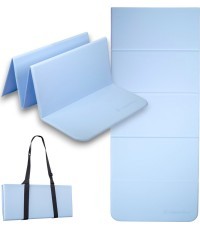 Salokāms vingrošanas paklājs inSPORTline Lantemi 145 x 61 x 1 cm - Spilgti zila
