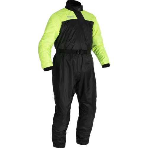 Водонепроницаемый мотокомбинезон Oxford Rain Seal, чёрный/жёлтый