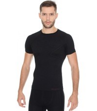 Men’s Short-Sleeved T-Shirt Brubeck Active Wool - Black