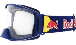 Motocross Goggles Red Bull Spect Strive Panovision, Matte Dark Blue, Clear Lens