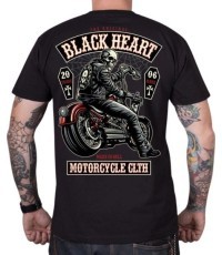 T-Shirt BLACK HEART Coffin - Black