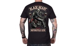 Vīriešu T-krekls Black Heart Coffin - Melna