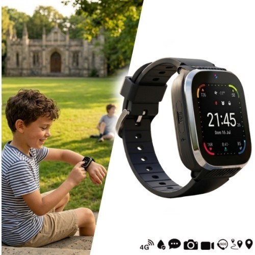 Children’s Smart Watch inSPORTline Amiaro - Black
