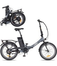 Складной электровелосипед inSPORTline ISL Felior 468 Wh 20” – 2026 - Титановый серый
