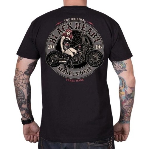 T-Shirt BLACK HEART Ember - Black