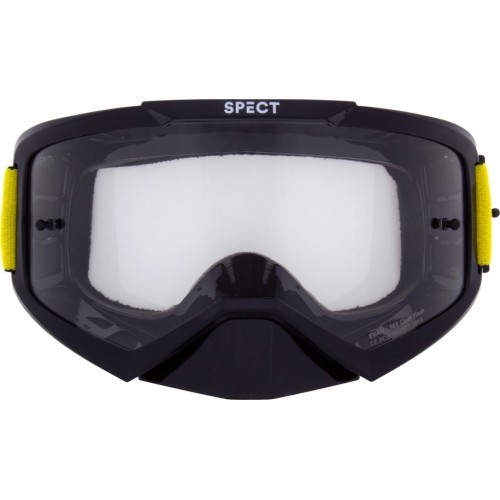 Motocross Goggles Red Bull Spect Evan, Black, Clear Lens