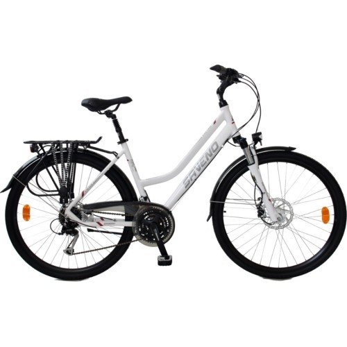 Sieviešu trekinga velosipēds Saveno Exeter Lady 28” – 2025 - Balts