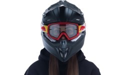 Motocross Goggles Red Bull Spect Whip, Red, Clear Lens