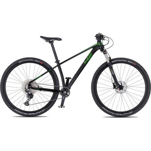 Kalnu velosipēds 4EVER Dark Sport 29” – 2025 - Pearl black/green