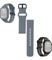 Replacement Strap for Smart Watches inSPORTline Gradana, Melagra & Sagara, Anthracite