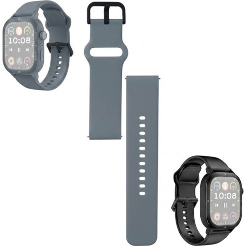 Replacement Strap for Smart Watches inSPORTline Gradana, Melagra & Sagara, Anthracite