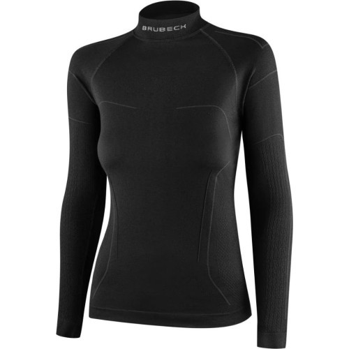 Women’s Thermal Motorcycle T-Shirt Brubeck Cooler LS1657W - Black