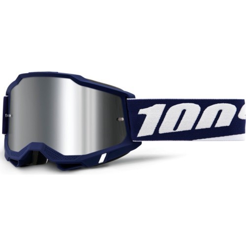 Кроссовые очки 100% Accuri 2 Mirror - Mifflin tmavě modrá, zrcadlové plexi