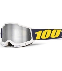 Кроссовые очки 100% Accuri 2 Mirror - Torc bílá, zrcadlové plexi