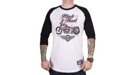 Футболка с длинным рукавом BLACK HEART Red Baron Chopper - Белый