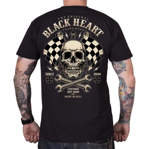 T-krekls BLACK HEART Starter - Melna