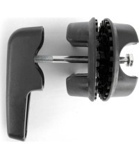 Tow bar bike rack connecting part with quick-release clamp, 30mm