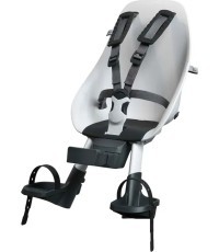 Front-Mounted Child Bike Seat w/ Adaptor Urban Iki - Shinju White/Bincho Black