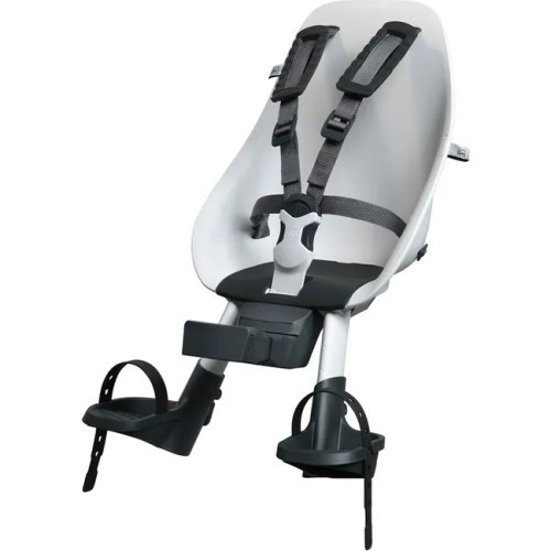 Front-Mounted Child Bike Seat w/ Adaptor Urban Iki - Shinju White/Bincho Black