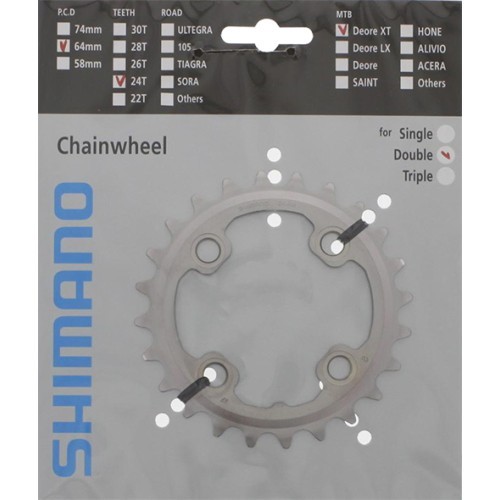 Shimano FCM785 24T XT priekšējais zobrats